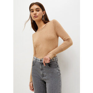 Pull Liu Jo Avec Fils Dorés Lurex - Taille 36 - Occasion En Très Bon état - Doré
