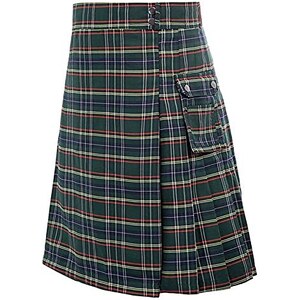 Kilt écossais Pour Hommes, Taille élastique, Avec Doublure En Maille