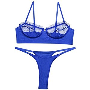 Calze A Rete In Pizzo Per Donna – Biancheria Intima Sexy Con Motivo Floreale, Taglia Unica Elasticizzata