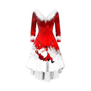 Maglietta Natalizia Donna VVNTY | Albero Di Natale Merry Christmas | Maniche Corte Girocollo | Regalo Divertente