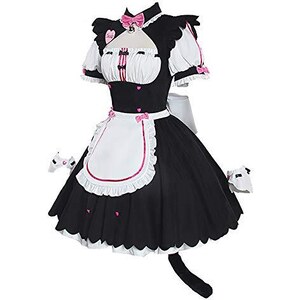 Abito Da Cameriera In Raso Rosa Per Bambina – Costume Cosplay Su Misura, Nuovo Con Etichette - 3