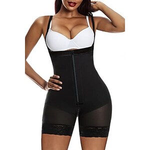 SHEKINI Bodysuit Donna Modellante | Back Cross Shapewear | Intimo Snellente Con Reggiseno Incorporato
