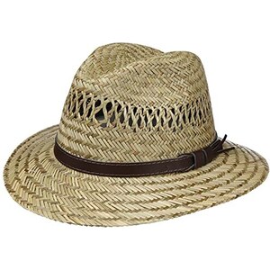 Traveller Magic Island Cappello In Paglia Naturale Per Uomo, Taglia M 56/57 Cm, Fatto In Colombia