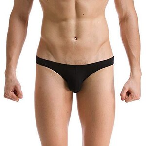 Slip Uomo Sexy Cotone - Perizoma Vita Bassa Design Sensuale Colori Vari