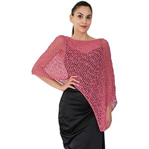 Poncho Kate con stampa multicolore – MC2 Saint Barth