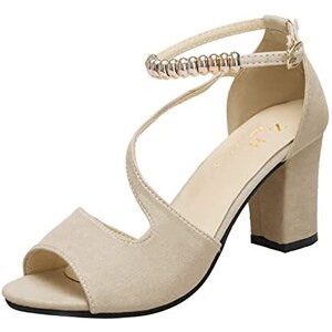 EDEFS Sandali Estivi Con Tacco A Zeppa 10 Cm, Donna, Taglie EU 35-45 - 5