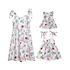 Vestito Bambina Darringls Stampa Floreale - Abito Elegante Tutu Lungo Per Feste 0-8 Anni - Foto 10