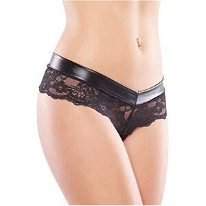 Babydoll Donna Sexy In Seta Con Pizzo E Apertura - Lingerie Curvy Hot Per Serate Speciali
