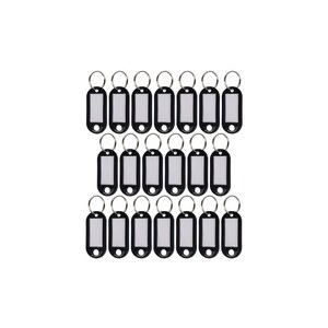 20 Portachiavi In Plastica - Etichette Colorate Per Organizzazione Chiavi, Viaggi E Animali Domestici - Foto 12