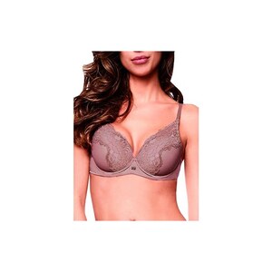 Reggiseno Donna Aris "Teresa" In Microfibra Coppe In Pizzo Coppa C Con - Foto 8
