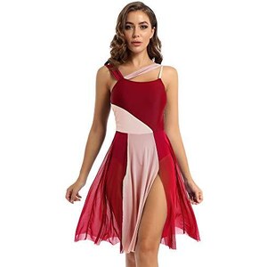 Abito Da Ballo In Chiffon Per Bambina - Gonna Avvolgente, Senza Maniche - Taglia Unica