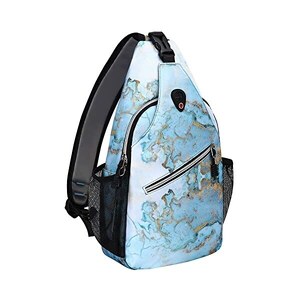 Long Keeper Zaino Monospalla Sling Bag Uomo Donna Marsupio Zaino Petto Leggero Impermeabile Borsa a Tracolla Piccolo Borsa a Spalla per Viaggio Palestra Outdoor (Blu Navy