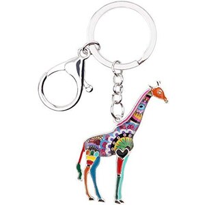 Orecchini di carta artigianali con animali, orecchini giraffa e savana, orecchini anallergici, Africa - Italia