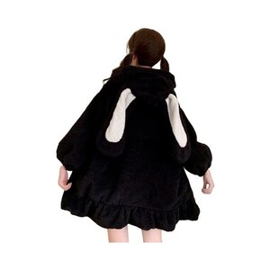 Felpa Con Cappuccio Kawaii Donna - Stile Harajuku, Orso Ricamato, Poliestere - Foto 6