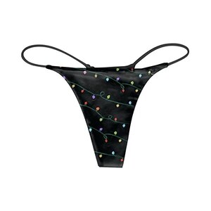 Slip Bikini Donna Vita Bassa Wetlook Perizoma Schiena A T | Lingerie Sensuale