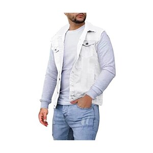 Salopette Uomo Jeans Beokeuioe - Denim, Tempo Libero, Stile Casual - Foto 11