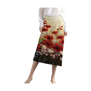 Gonna A Matita Nera Al Ginocchio - Vita Alta Elastica, In Poliestere E Spandex, Per Ufficio O Casual - Foto 4