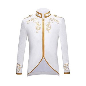 Smoking Principe Stile Gotico Steampunk - Blazer Medievale Vittoriano Per Cosplay - Foto 7