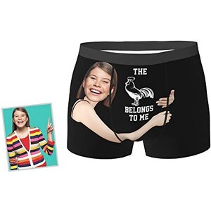 Amlion Boxer Personalizzati Con Foto - Mutande Uomo Con Viso Creativo - Idea Regalo Originale