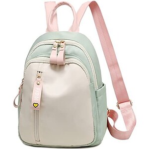 suojapuku Zaino piccolo per donna,Borsa da viaggio mini zaino,piume di