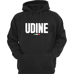 Vestipassioni Felpa Con Cappuccio Per Tifosi Avellino, Sportiva, Stampata, 280g, Made In Italy