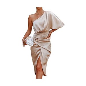 CUPSHE Abito Corto Floreale Donna, Manica Lunga Con Coulisse, Vita Alta, Mini Abito Elegante