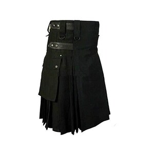 UT Kilts – Cinghie Di Estensione Per Kilt Tradizionale, Larghezza 3,2 Cm (1,25 Pollici), Nero, Taglia Unica