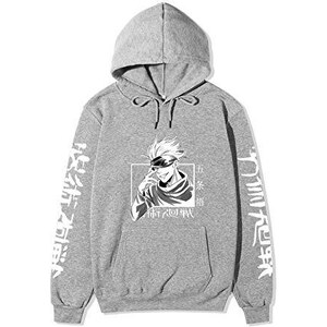 Felpa Con Cappuccio Unisex Anime Harajuku – Stampa Kirishima Eijiro – Manica Lunga, Cotone Morbido – Taglie XXS-4XL