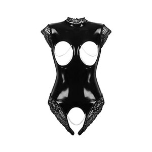 Cavigliere in simil pelle con catena | Milena Lingerie