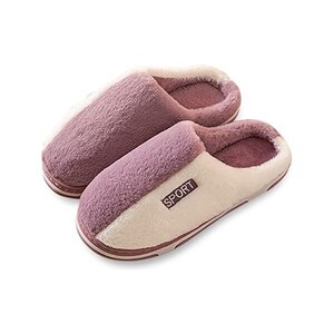 Pantofole alte calde da donna e da uomo, in peluche, unisex, morbide, calde, antiscivolo, comode, per interni ed esterni, a, 35 EU