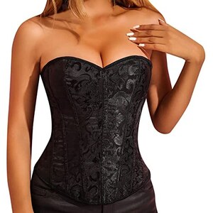 Corsetto Modellante Vita Alta - Cintura Elastica Per Donna, Effetto Snellente, Nero - Foto 8