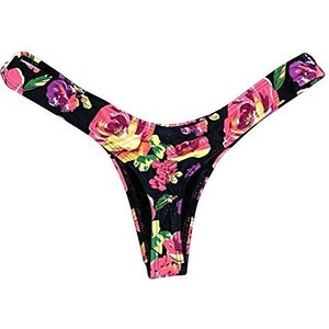 Slip Bikini Donna Con Coulisse Laterale E Inserti In Rete Trasparente - Bianco, Taglia S