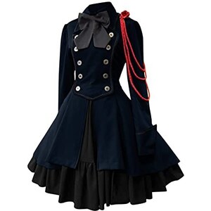 SCARLET DARKNESS Abito da donna medievale Spalle