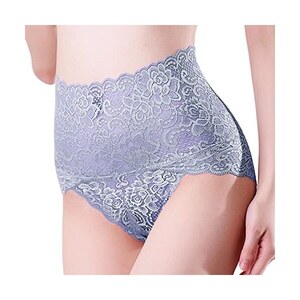 Slip Da Donna, Confezione Multipla, Senza Cuciture, Confezione Da 3 Pezzi, Extra Large, In Rete, Per Periodo, Per Periodo, Per Mestruazioni, Postpartum, Morbidi, Lilla, XXL - Foto 8