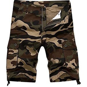 Pantaloncini Uomo Heekpek In Cotone Leggero, Bermuda Elasticate Con Tasche, Per Estate E Tempo Libero