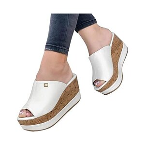 MJGkhiy Scarpe Estive Donna Sandali Sabot Donna Sandali Donna Estivi Con Zeppa Sandali Tacco Alto Estivi Donna Sandali Memory Foam Donna Sandalo Infradito Donna 117620951