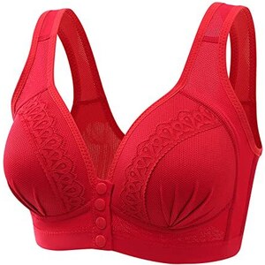 Reggiseno Con Chiusura Davanti, Facile Da Allacciare, Comodo Per Anziane E Donna – Multifiore - Foto 4