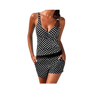 Costume Da Bagno Intero Donna Modellante - Reggiseno Imbottito Rimovibile, Vita Alta E Scollo A V | Controllo Pancia - Foto 7