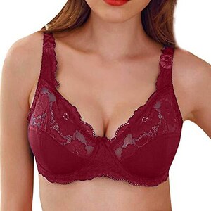 Deangelmon Reggiseno Imbottito A Scollo V: Senza Cuciture, Morbido E Perfetto Per Ogni Giorno (Confezione Multipla)