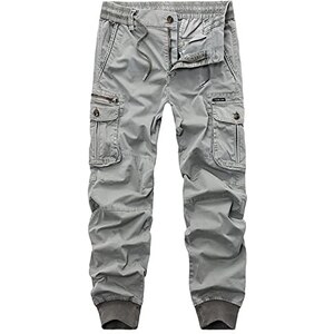 Abercrombie & Fitch - Pantaloni Cargo Elasticizzati In Tela Ampi Marroni - Foto 9
