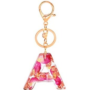 Portachiavi Donna Personalizzato Con Iniziale E Farfalla - Regalo Ideale Con Nappa Viola - Foto 11