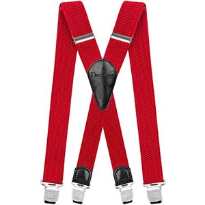 Pierrot Bretelle Uomo Larghe Premium - Regolabili Fino A 130cm Elastico Rinforzato E Finiture In Pelle Garantite A Vita Clip Molto Forti Bretelle Uomo Eleganti 125385286