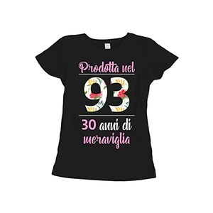 Fashwork - Maglietta Compleanno Donna 41 Anni - Prodotta Nel 1984 - 100% Cotone, Stampata In Italia, Taglie S- XL - 3