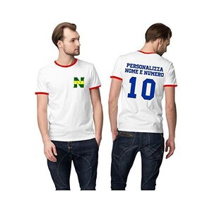 Adesivo Termoadesivo Per Maglietta Sportiva Personalizzata: Nome E - Foto 9