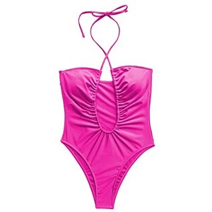 Costume Da Bagno 3 Pezzi Bambina 92 – Bikini Avvolgente Con Gonna Arricciata, Tinta Unita, Elasticizzato E Morbido Per Spiaggia E Piscina