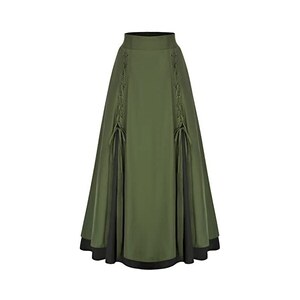 Scarlet Darkness Maxi gonne da donna Boho lunga fluida rinascimentale