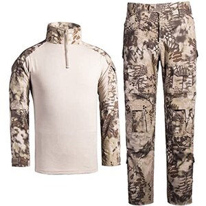 Uugood Camicia Militare Uomo Pantaloni Multicam Camicia Da Combattimento Tattica E Set Di Pantaloni Camouflage Bdu Uniforme Airsoft Set Paintball Vestiario Zmw Xxl 109625908