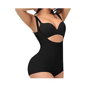 LANBAOSHI Body Modellante Donna - Senza Cuciture, Controllo Pancia, Spalline Regolabili - Traspirante, 92% Nylon 8% Elastan - 3