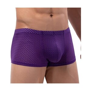 Boxer Uomo In Ecopelle Ohyeahlady - Slip Sexy Aderenti, Elastici, Con Tasca A Cupola - Foto 2