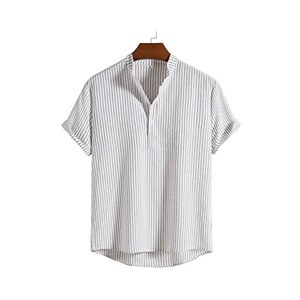 YOUTHUP Camicia Da Spiaggia Classica Estiva Da Uomo A Manica Corta Con Stampa Floreale Casual Chic Slim Fit 120612252 - Foto 7
